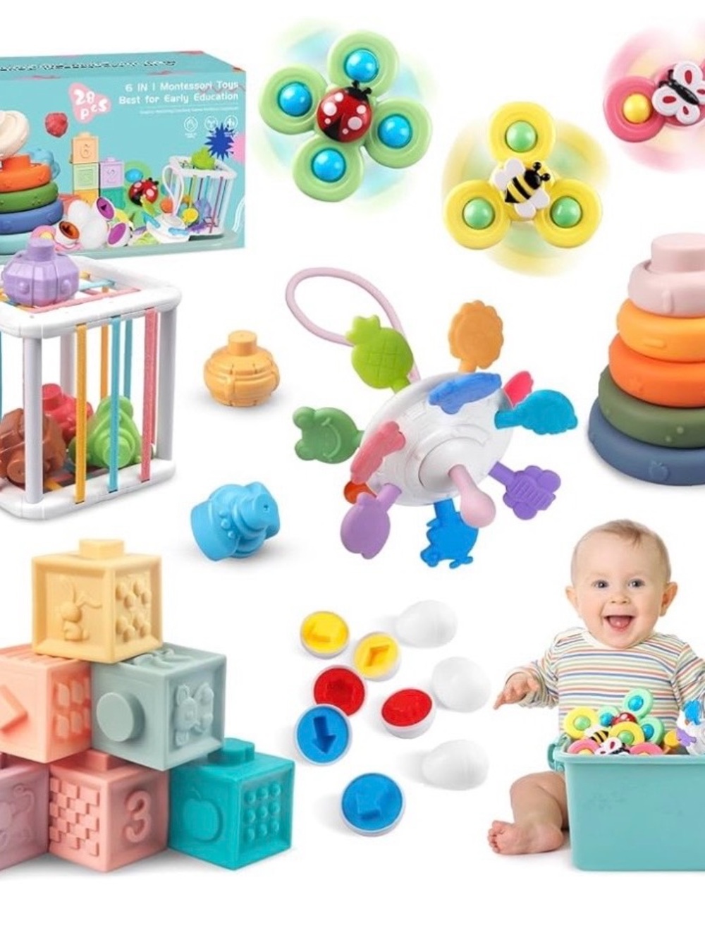 Baby Montessori Sensory Toy Set